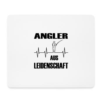 Angeln - Mousepad (Querformat) - Weiß - Vorne