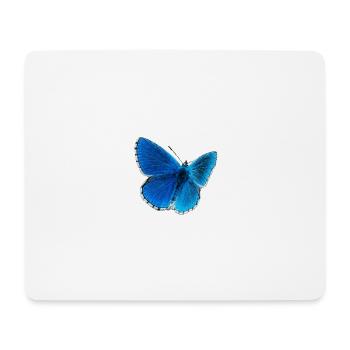 Blauer Morphofalter - Mousepad (Querformat) - Weiß - Vorne