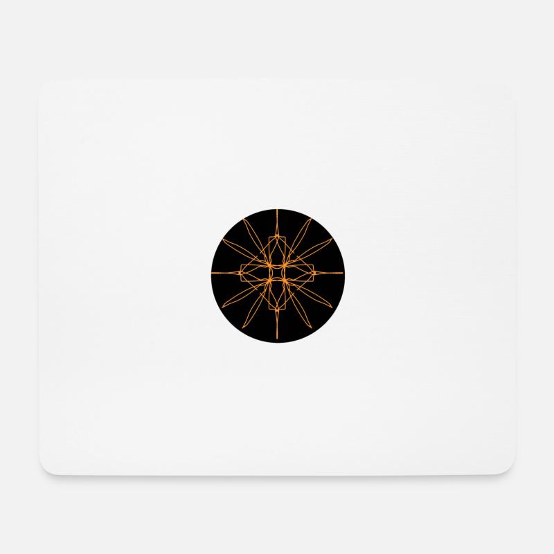 Goa Trance Pattern - Mouse Pad (horizontal) - white