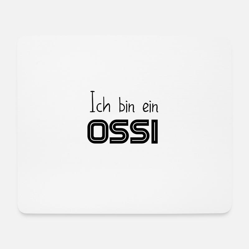 Ich bin ein OSSI - Mousepad (Querformat) - Weiß