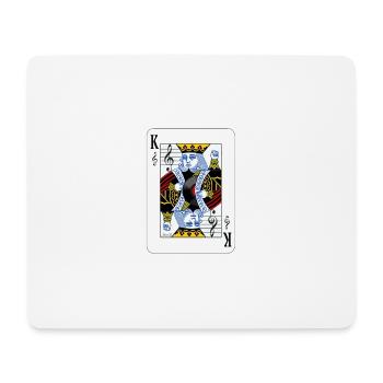 KING OF MUSIC - Mouse Pad (horizontal) - white - Front