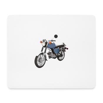 S50 blau - Mousepad (Querformat) - Weiß - Vorne