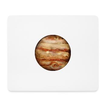 Jupiter - Mousepad (Querformat) - Weiß - Vorne