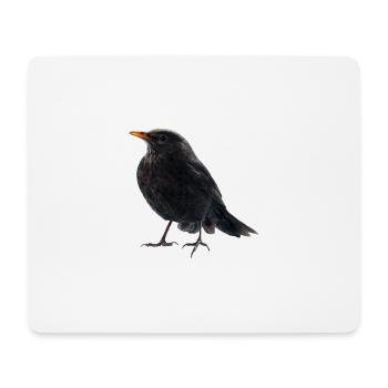 Gaz Blackbird - Tapis de souris (format paysage) - blanc - Devant