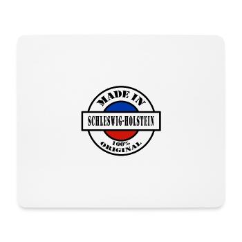 MADE IN SCHLESWIG HOLSTEIN Lübeck Geschenk - Mousepad (Querformat) - Weiß - Vorne