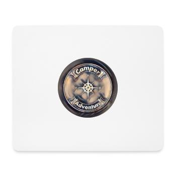 Offiziell Logo Camper-Adventure-Store - Mousepad (Querformat) - Weiß - Vorne