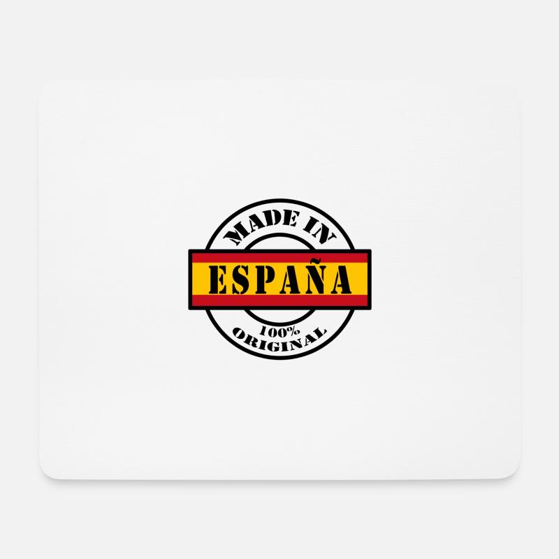 MADE IN España Spain Spanien Iberia Geschenk - Mousepad (Querformat) - Weiß