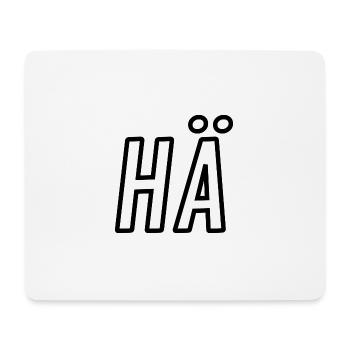 HÄ - Mousepad (Querformat) - Weiß - Vorne