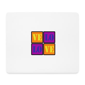 VELO LOVE LOVE BIKE BIKE GIFT - Mouse Pad (horizontal) - white - Front
