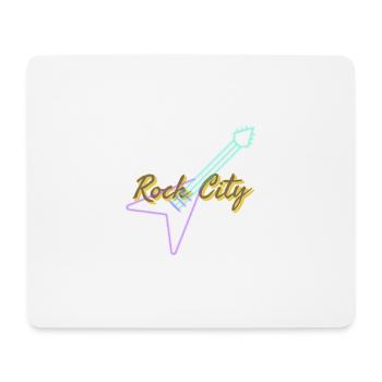 Rock’n’Roll - Mousepad (Querformat) - Weiß - Vorne