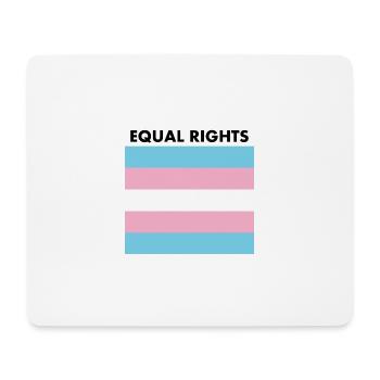 Gleichberechtigung - Transgender-Flagge - Trans Pride - Mousepad (Querformat) - Weiß - Vorne