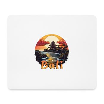 Bali Sunset : tout savoir sur les vacances à la plage - Tapis de souris (format paysage) - blanc - Devant