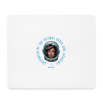 supporter of the science space girl academy - Mousepad (Querformat) - Weiß - Vorne