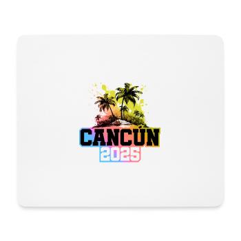 Cancun 2025 Palm Trees Multicolored - Mouse Pad (horizontal) - white - Front
