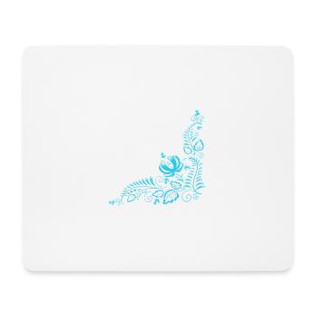 Ornement - Tapis de souris (format paysage) - blanc - Devant