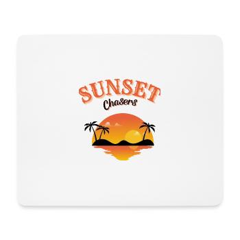 Sunset Chasers Tropical Evening Vibes - Mouse Pad (horizontal) - white - Front