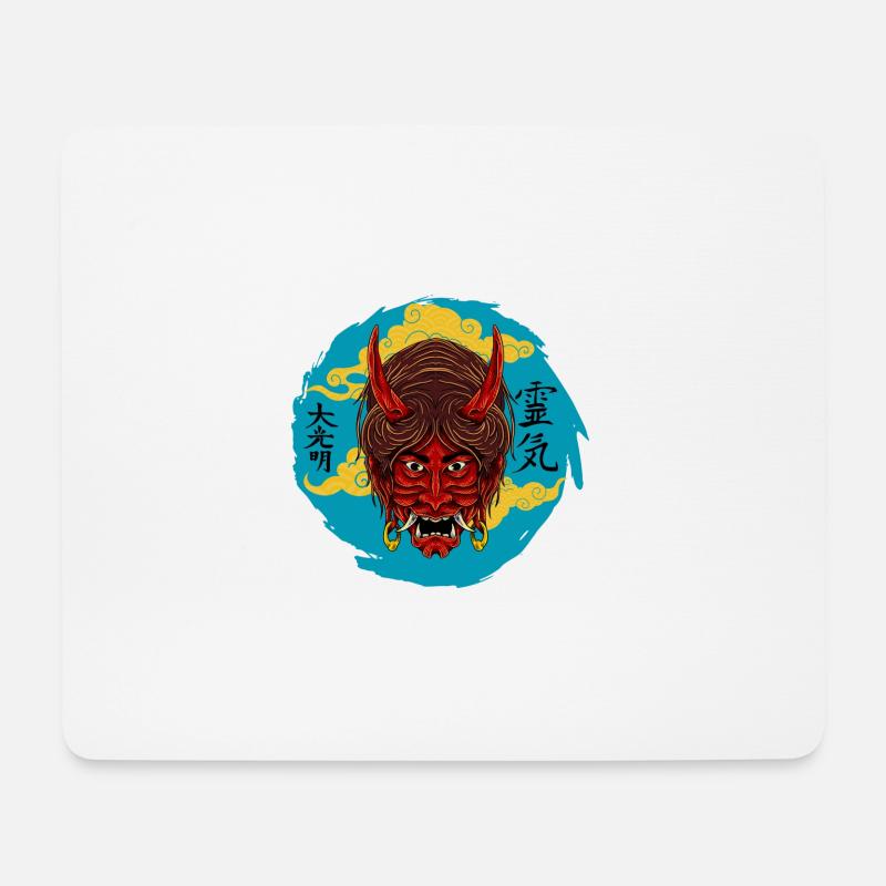 The Devil At Night - Mouse Pad (horizontal) - white