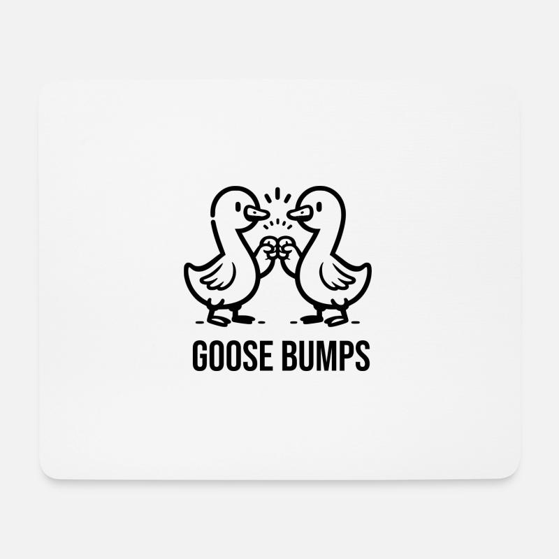 goose bumps - Mouse Pad (horizontal) - white