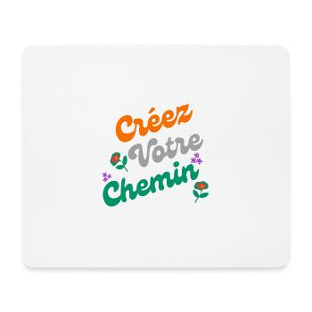 The path of creativity - Mouse Pad (horizontal) - white - Front