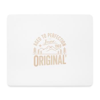 Juni 1965 – Legende der Gipfel und Berge - Mousepad (Querformat) - Weiß - Vorne