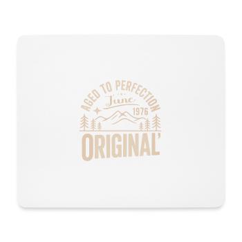Juni 1976 – Legende der Gipfel und Berge - Mousepad (Querformat) - Weiß - Vorne