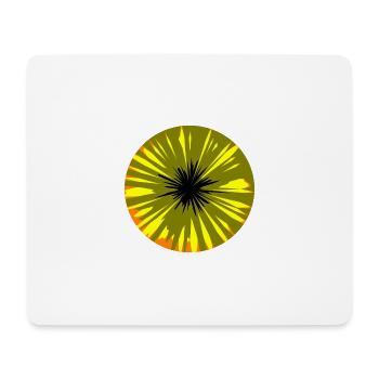 Comic-Explosion Burst - Mousepad (Querformat) - Weiß - Vorne