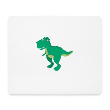 Dinosaures - Tapis de souris (format paysage) - blanc - Devant