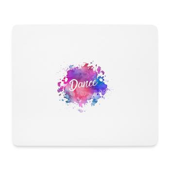 Dance Farbe, Tanzen, Dancer, Liebe, Love - Mousepad (Querformat) - Weiß - Vorne