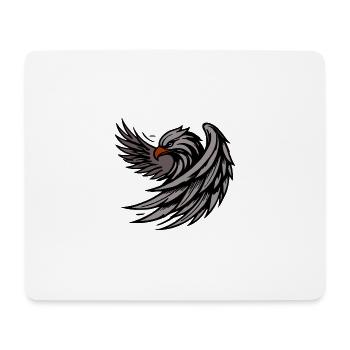 Powerful Eagle - Mouse Pad (horizontal) - white - Front