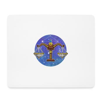 Libra zodiac sign - Mouse Pad (horizontal) - white - Front
