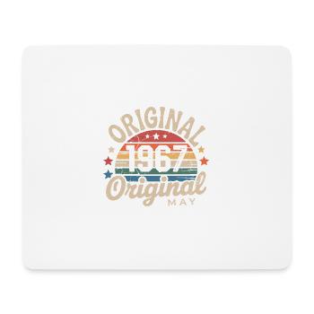 Mai 1967: Das Original Mai 1967 – Klassische Ausgabe - Mousepad (Querformat) - Weiß - Vorne