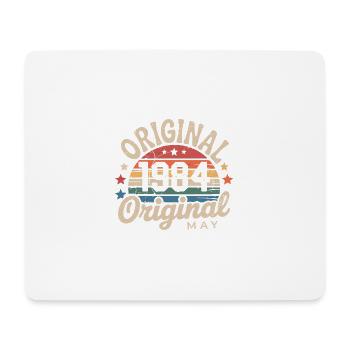 Vintage May 1984: The Authentic Myth May 1984 - Mouse Pad (horizontal) - white - Front