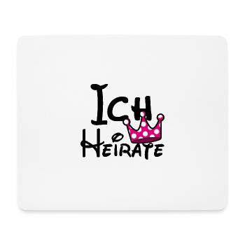 I am marrying Bride Team JGA hen party - Mouse Pad (horizontal) - white - Front