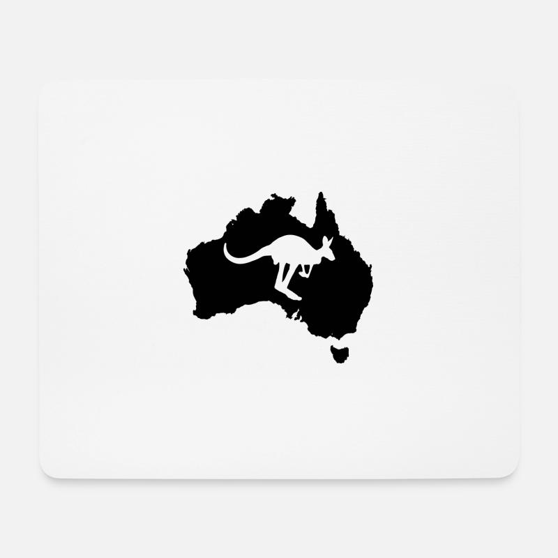 Australia - Mouse Pad (horizontal) - white