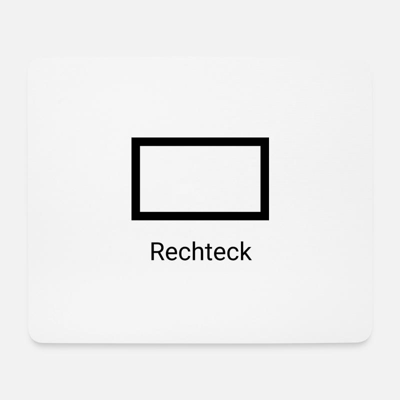 LiGu - Design - Rechteck - mit Schrift - Mousepad (Querformat) - Weiß