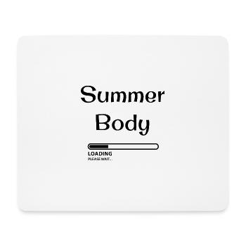 Summer Body Loading - Mousepad (Querformat) - Weiß - Vorne