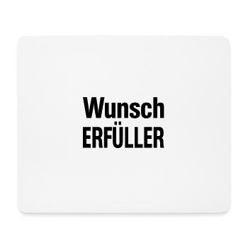 Wunscherfüller - Mousepad (Querformat) - Weiß - Vorne