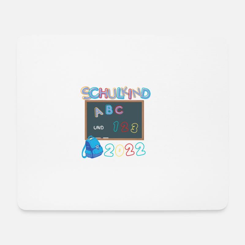 Einschulung 2022 - Mousepad (Querformat) - Weiß