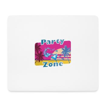 Cool party shirt summer beach vacation gift - Mouse Pad (horizontal) - white - Front