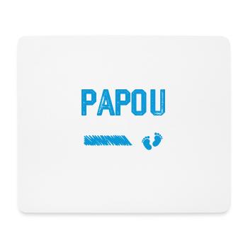 Papou en 2026 cadeau futur Papy - Tapis de souris (format paysage) - blanc - Devant