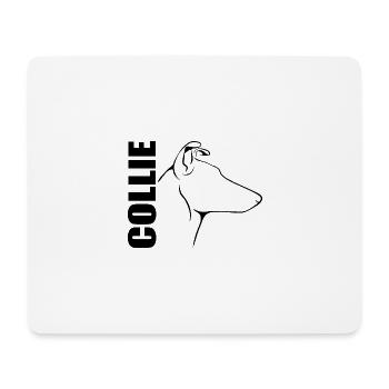 Kurzhaar COLLIE WILSIGNS Profil Hunde Hund - Mousepad (Querformat) - Weiß - Vorne