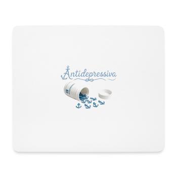 Anker-Antidepressiva Design - Mousepad (Querformat) - Weiß - Vorne