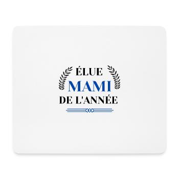Élue mami de l'année - Tapis de souris (format paysage) - blanc - Devant