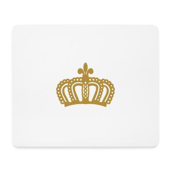 Krone - Mousepad (Querformat) - Weiß - Vorne