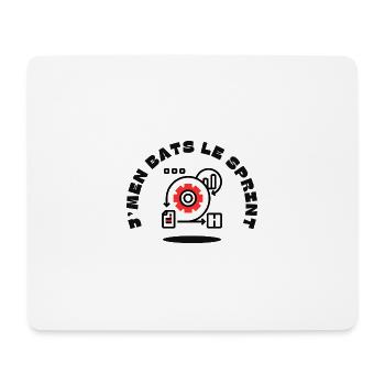 I beat the sprint - Mouse Pad (horizontal) - white - Front