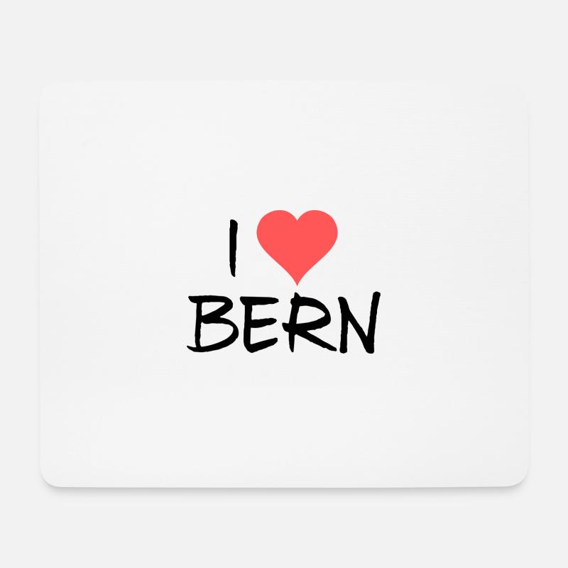 Bern - Mousepad (Querformat) - Weiß