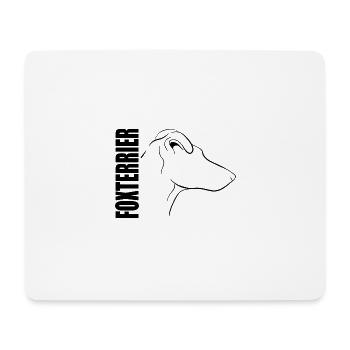 FOXTERRIER poil court en motif de chien Wilsigns - Tapis de souris (format paysage) - blanc - Devant