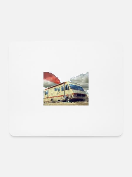 Wohnwagen Heisenberg - Mousepad (Querformat) - Weiß