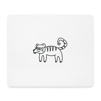 Anti-Zoo Three - Mousepad (Querformat) - Weiß - Vorne