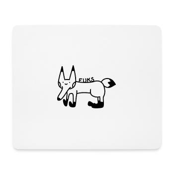 Anti-Zoo Fuks - Tapis de souris (format paysage) - blanc - Devant